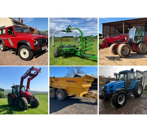 THE SOUTH WEST MAY ONLINE TIMED AUCTION OF TRACTORS, VEHICLES & EXCAVATORS, FARM MACHINERY, LIVESTOCK & GENERAL EQUIPMENT