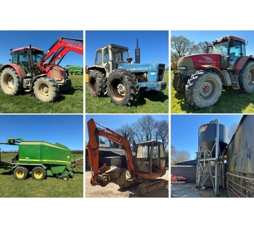 ON-SITE DISPERSAL SALE OF 4 TRACTORS, 2 DIGGERS, JOHN DEERE GATOR, ATV, VEHICLES, FARM MACHINERY & ASSOCIATED EQUIPMENT