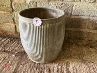 GALVANISED ORNATE PLANTER - 7