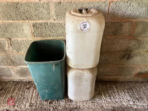 2 DRUMS/BIN