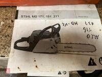 2017 STIHL MS181 CHAINSAW - 10