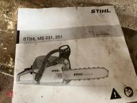 2019 STIHL MS257 CHAINSAW - 9
