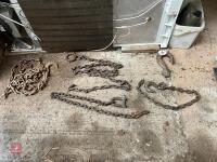 ASSORTED CHAINS & CROOKS