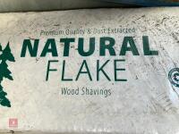 BAG OF FLAKE WOOD SHAVINGS - 2