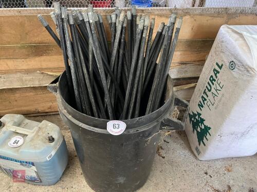 LARGE SET OF DRAIN RODS