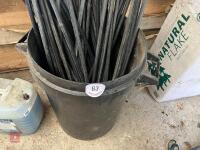 LARGE SET OF DRAIN RODS - 9