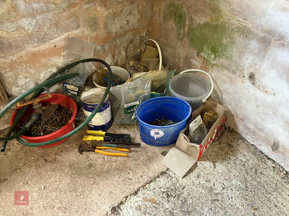 ASSORTED FIXINGS & CONSUMABLES