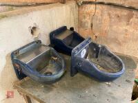 3 JFC WATER BOWLS/TROUGHS - 8