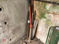 IRON BAR, PICK AXE, SCYTHE ETC
