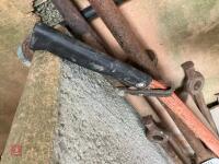 IRON BAR, PICK AXE, SCYTHE ETC - 7