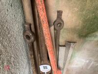 IRON BAR, PICK AXE, SCYTHE ETC - 8