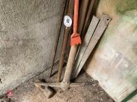 IRON BAR, PICK AXE, SCYTHE ETC - 11