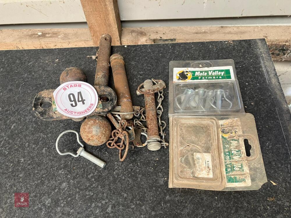 BALL HITCHES & ASSOCIATED PINS