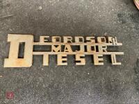 FORDSON MAJOR DIESEL BADGES - 4
