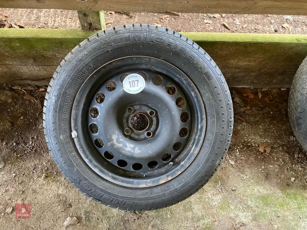MICHELIN 195/60 R15 WHEEL & TYRE