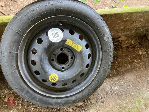 15'' SPACE SAVER WHEEL & TYRE