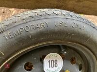15'' SPACE SAVER WHEEL & TYRE - 4