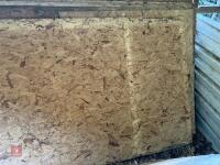 13 SHEETS OF CHIP BOARD - 2