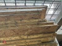 13 SHEETS OF CHIP BOARD - 12