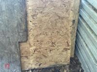 13 SHEETS OF CHIP BOARD - 13
