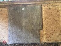 13 SHEETS OF CHIP BOARD - 14