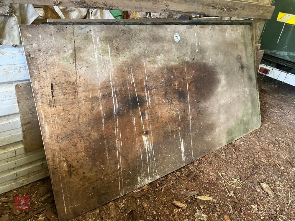 5 SHEETS OF PLY BOARD