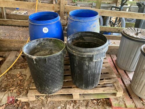 4 BARRELS & BINS