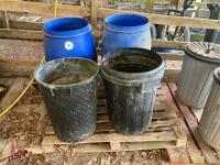 4 BARRELS & BINS