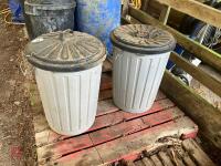 2 DUST BINS - 7