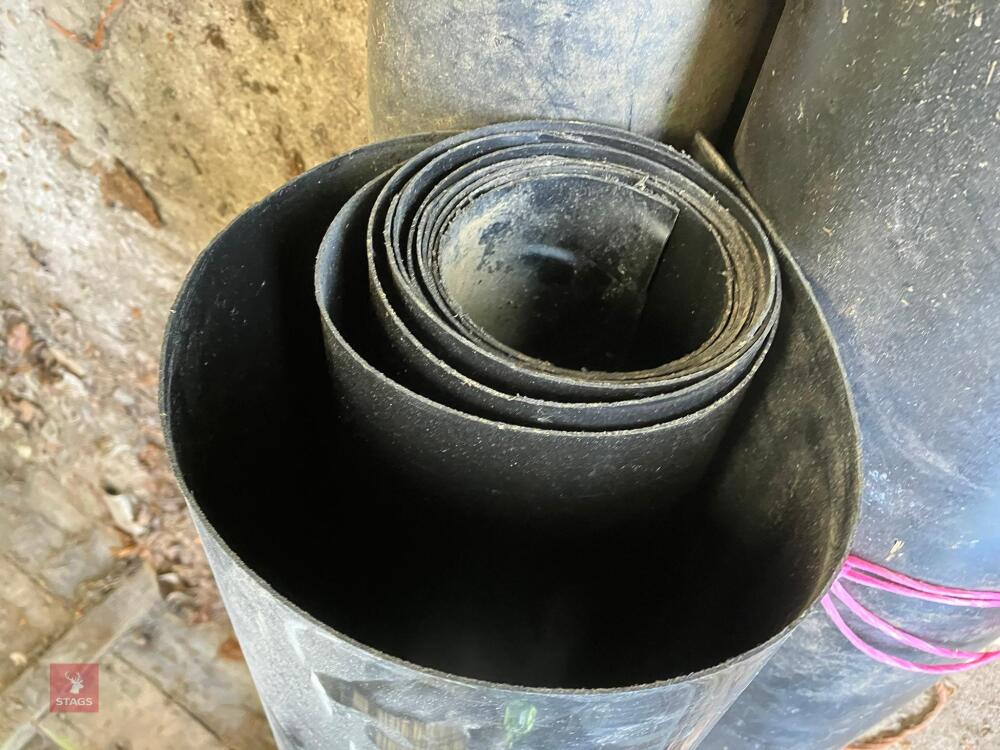 ROLLS OF BLACK PLASTIC/SHEETING