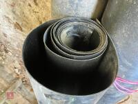 ROLLS OF BLACK PLASTIC/SHEETING - 3