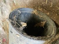 ROLLS OF BLACK PLASTIC/SHEETING - 4