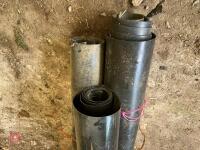 ROLLS OF BLACK PLASTIC/SHEETING - 6