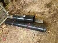ROLLS OF BLACK PLASTIC/SHEETING - 8