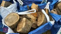 DUMPY BAGS OF LOGS