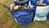 DUMPY BAG OF LOGS