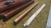 10' LENGTHS OF 6'' DRAINAGE PIPE