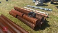 8 ASSORTED LENGTHS OF DRAINAGE PIPE - 3