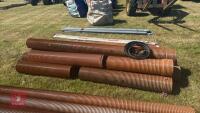 8 ASSORTED LENGTHS OF DRAINAGE PIPE - 5