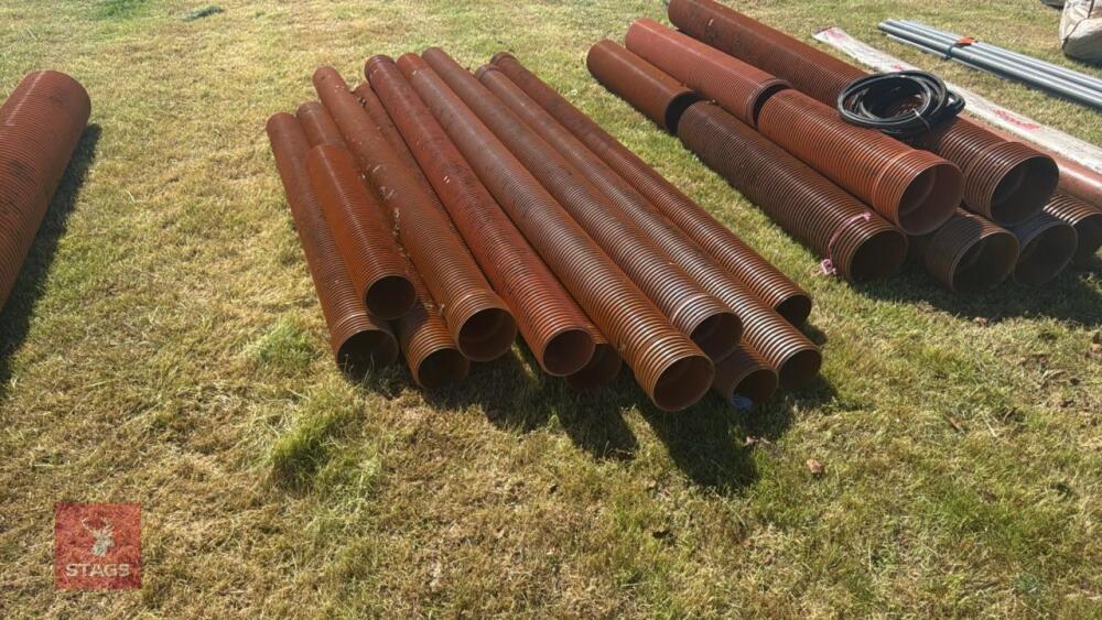 13 LENGTHS OIF 6'' DRAINAGE PIPE