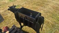 COW FIREPIT/ PLANTER - 4