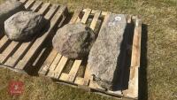 GRANITE MUSHROOM/SADDLE STONE - 3
