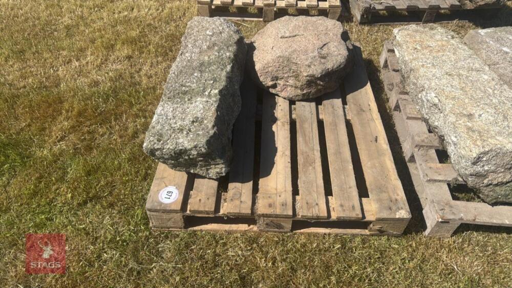 GRANITE MUSHRPOOM/ STADDLE STONE