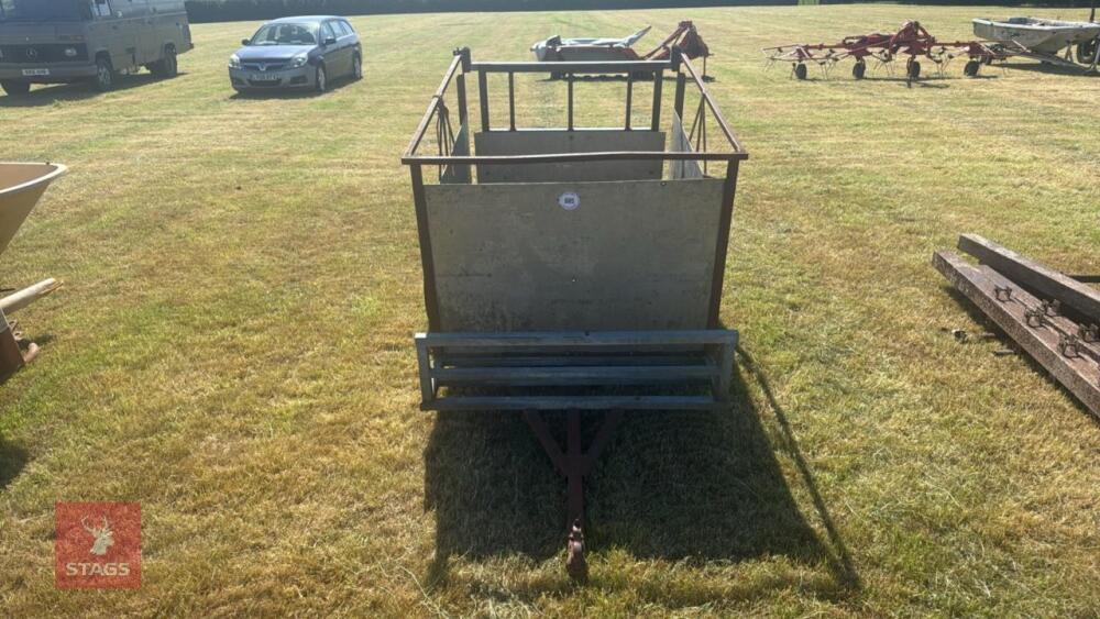 5' 7'' X 4' SINGLE AXLE SHEEP TRAILER