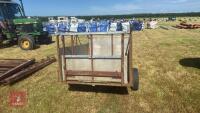 5' 7'' X 4' SINGLE AXLE SHEEP TRAILER - 6