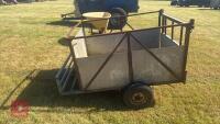 5' 7'' X 4' SINGLE AXLE SHEEP TRAILER - 9
