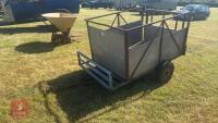 5' 7'' X 4' SINGLE AXLE SHEEP TRAILER - 10