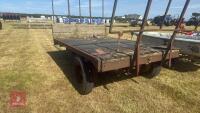 10' 7'' FLAT BALE TRAILER - 14