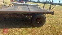 10' 7'' FLAT BALE TRAILER - 15