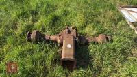TRACTOR REAR AXLE AND BODY